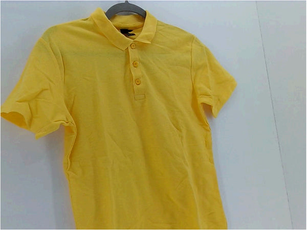 Gildan Womens Polo Regular Short Sleeve Polo Color Canary Yellow Size Medium