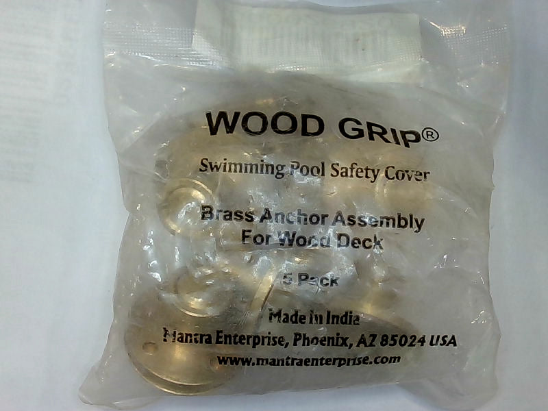 Wood Deck Brass Anchor Assembly for Home Use