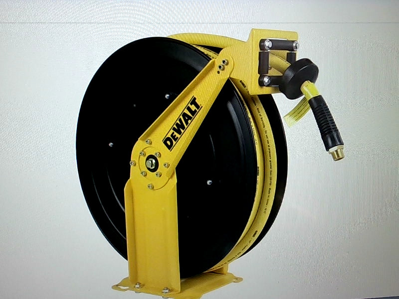 DEWALT Retractable Hose Reel Yellow