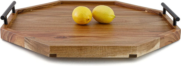 Wooden Tray Large 19 Wood Serving Tray Wood Trays for Home Décor