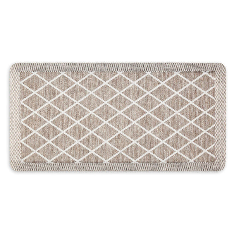 Martha Stewart Miles Diamond Pattern Anti Fatigue Kitchen Mat 19.6x39