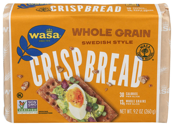 Wasa Swedish Wholegrain Crispbread 9.2 Oz