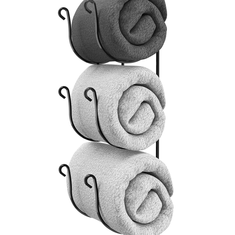 Deco Brothers 6-Tier Towel Rack Wall Mounted Towel Holder Bronze