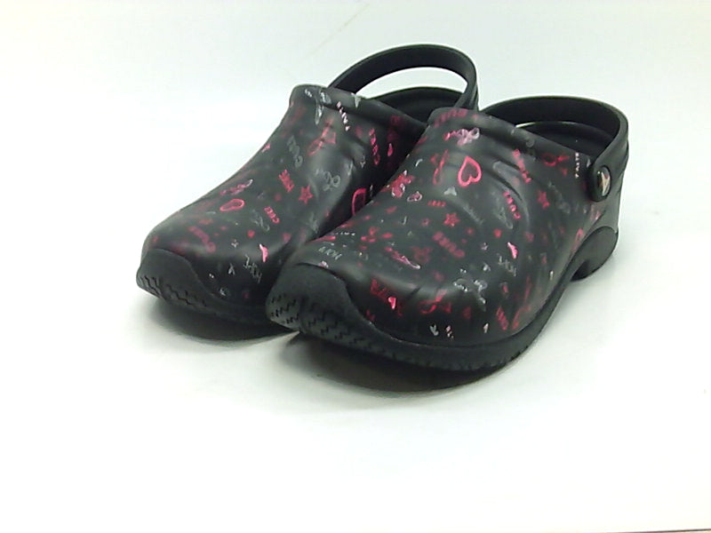 Anywear Women's Zone Round Toe Slingback Nursing Clogs - Size 8