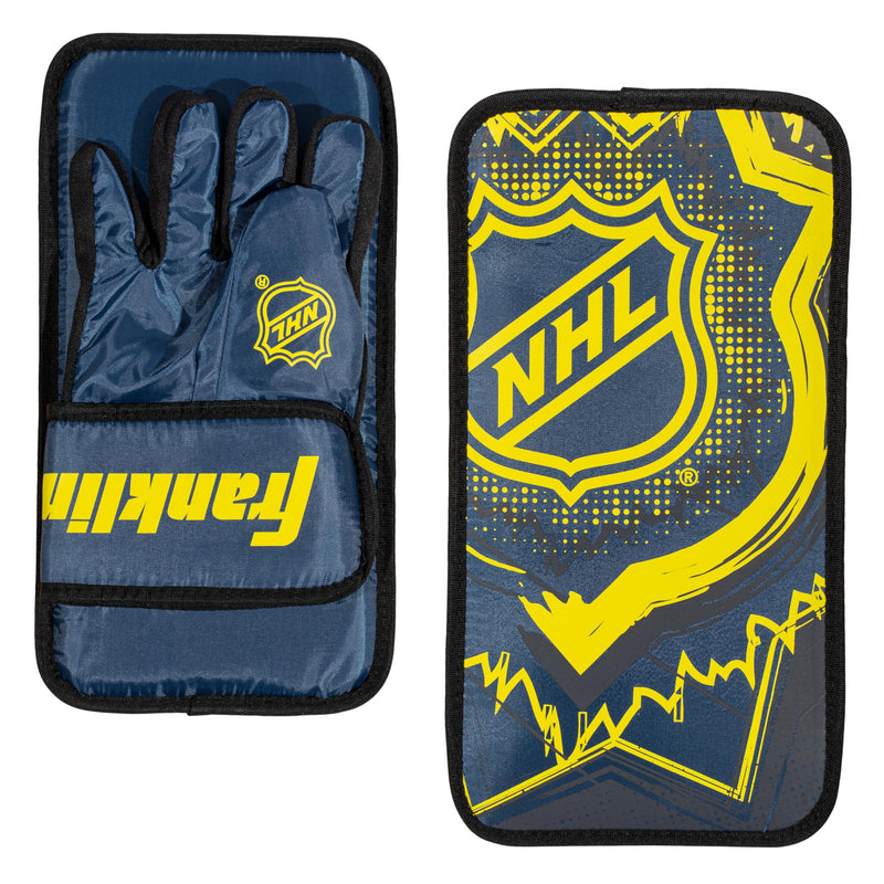 Youth Street Hockey Goalie Pads Set - Medium Black/Yellow