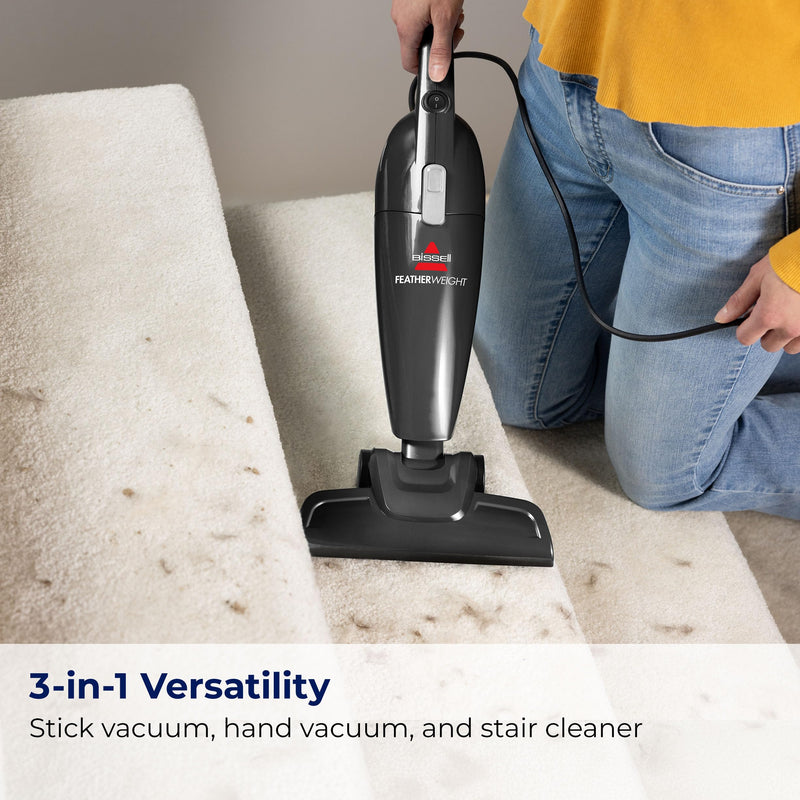 Bissell Featherweight Stick Vacuum with Crevice Tool, Black