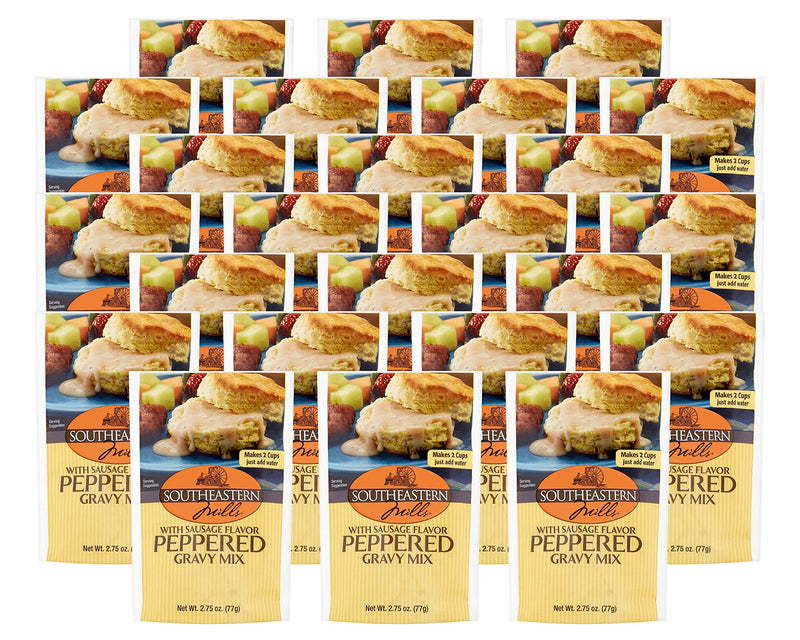 Old Fashioned Sausage Flavor Gravy Mix, Pack of 24 - 2.75 oz