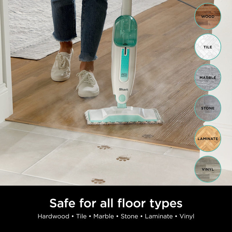 Shark S1000 Steam Mop with Washable Pads for Hard Floors