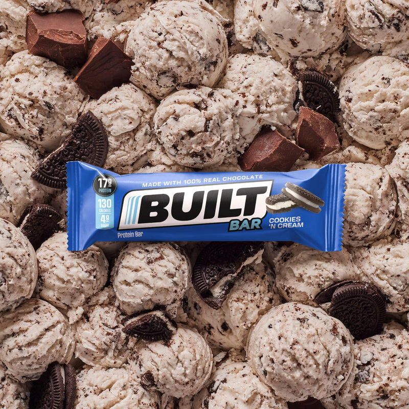 Built Bar Cookies N' Cream Protein Bars 12 Count