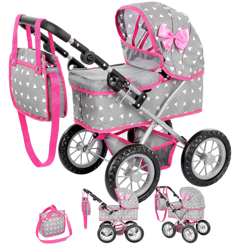 Kinderplay Baby Doll Stroller Color Multicolor Size 12.99 to 24.80 Inch