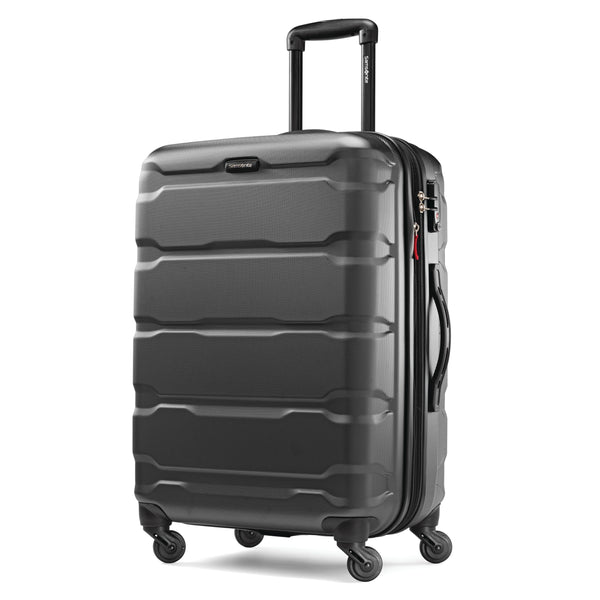 Samsonite Omni PC Hardside Expandable Spinner Luggage 24 Inch Black