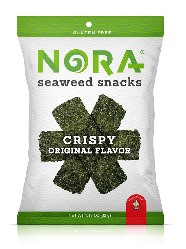 NORA SEAWEED SNACKS Crispy Original Seaweed Snack 1.13 OZ