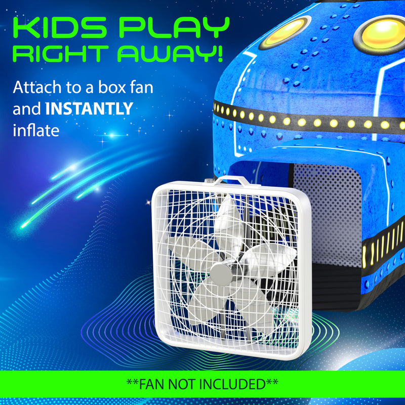 Glowing UFO Play Dome with LED Lights and Sound Effects