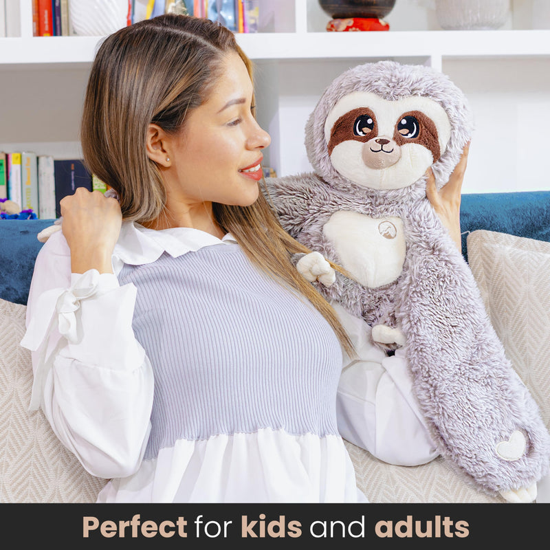 Huggle Healers Sloth Weighted Stuffed Animals for Kids Teens Plush Toys