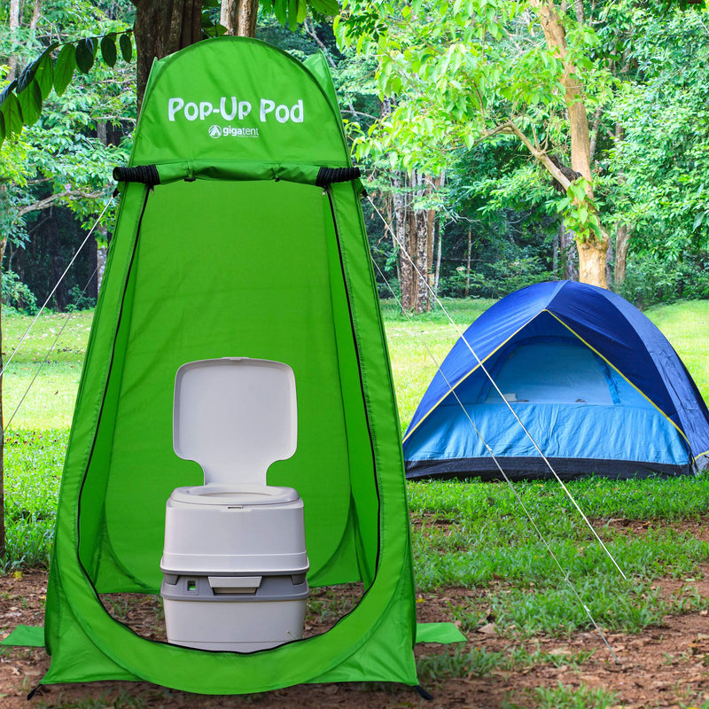 Portable Pop-Up Privacy Tent for Camping and Beach – Green