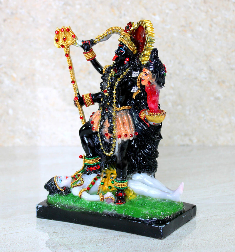 eSplanade Resin Kali MATA Murti Idol Statue Sculpture (8.5" Inch high)