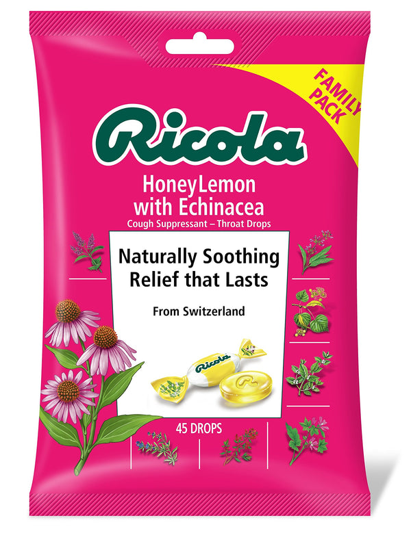 Ricola Honey Lemon Echinacea Cough Drops - 540 Count