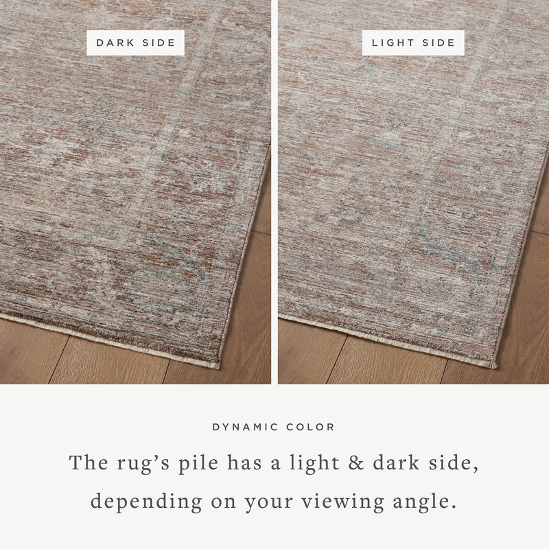 Loloi Magnolia Home by Joanna Gaines x Millie Brick 2'-7" x 10'-0" Runner Rug