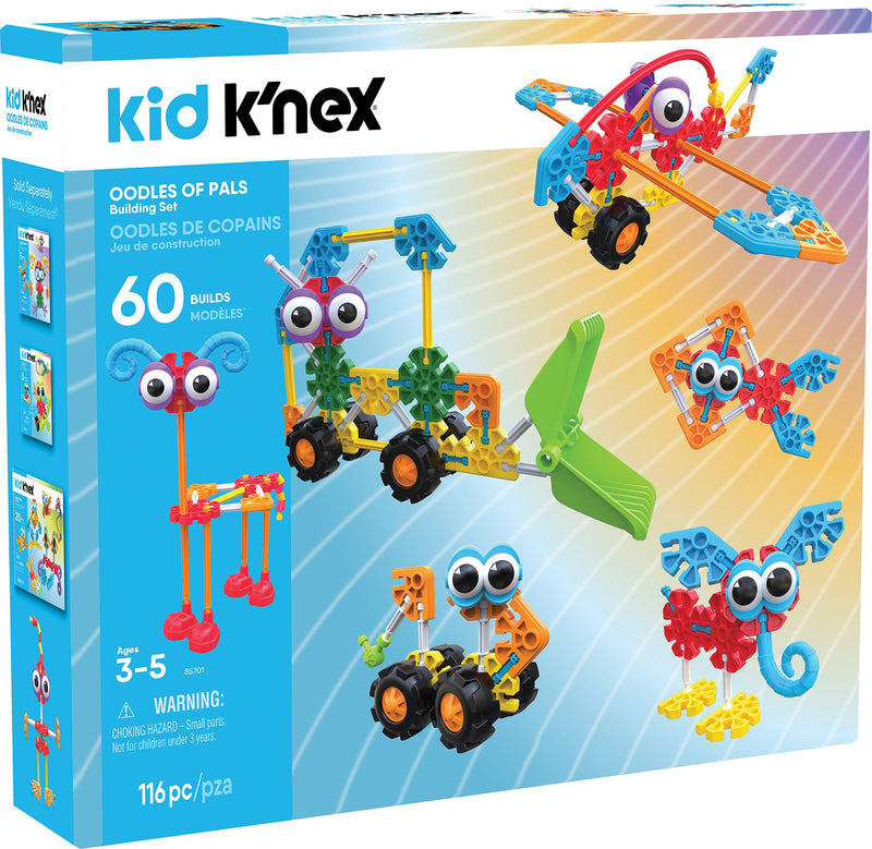 K'NEX Oodles of Pals Building Set with 116 Pieces