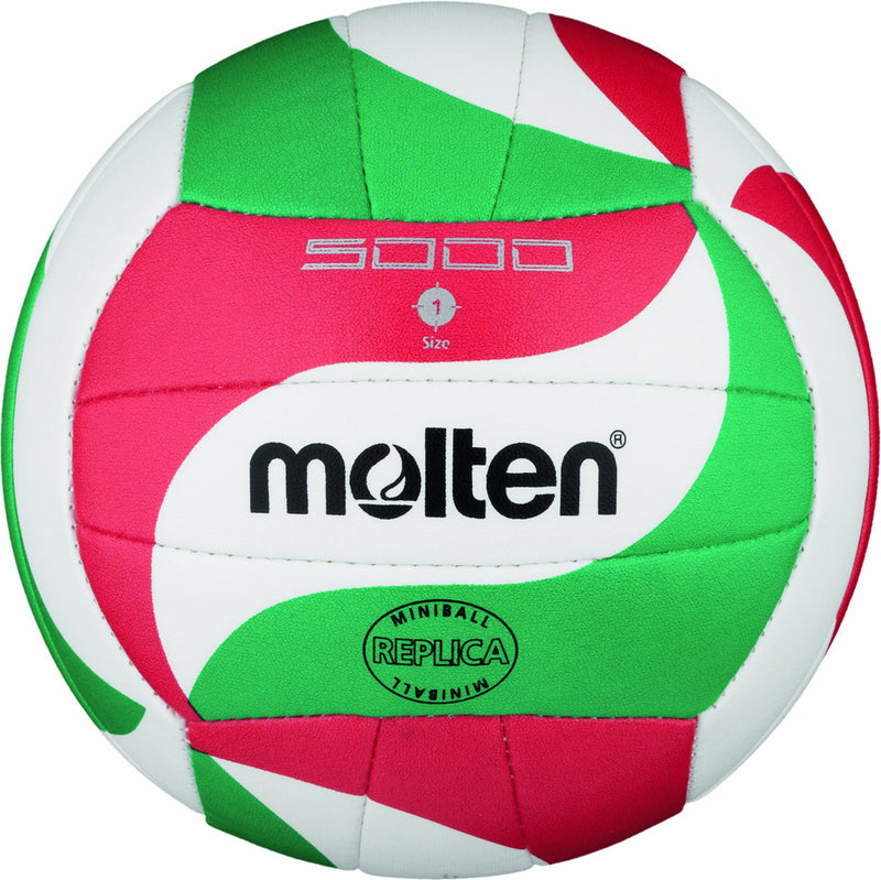 Molten Mini Volleyball Size 1 - White/Green/Red