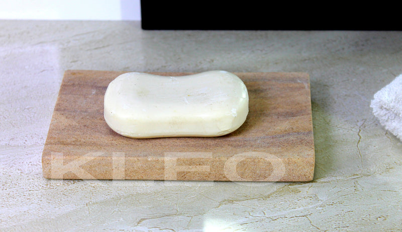 KLEO Soap Dish Rigged Design Water Absorbent Soap Holder Soap Case