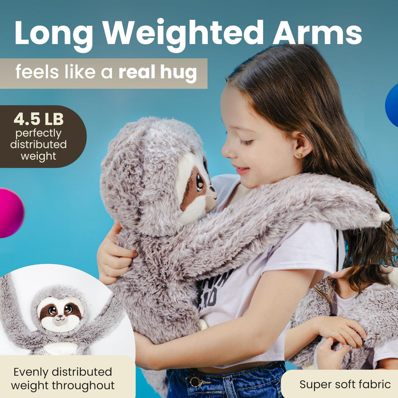 Huggle Healers Sloth Weighted Stuffed Animals for Kids Teens Plush Toys