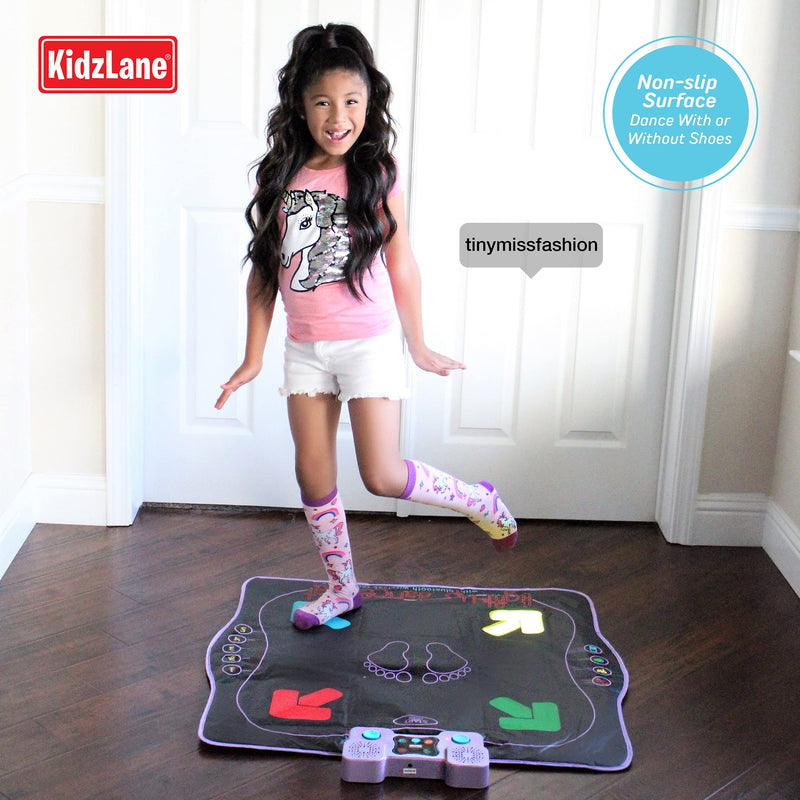 Kidzlane Light-Up Dance Mat with Bluetooth & Built In Music Large