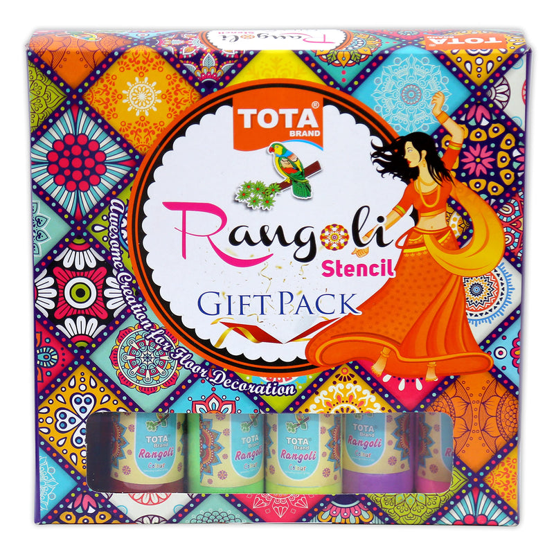 Tota Rangoli Kit for Floor Rangoli for Pooja Art and Craft for Kids Rangoli Kit