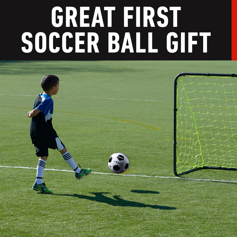 Youth Soccer Ball Size 3 - F-100 White/Black by Franklin Sports