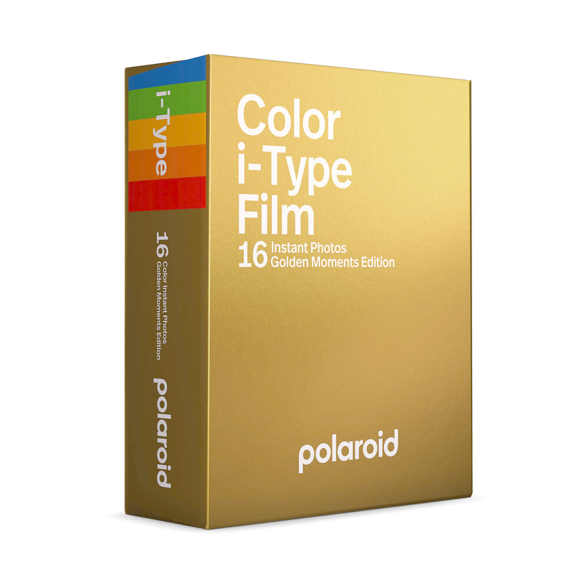 Polaroid I Type Color Film Golden Moments Edition Double Pack 16 Photos