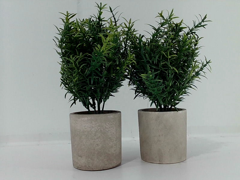 Velener Artificial Potted Rosemary Plants Farmhouse Decor Greenery