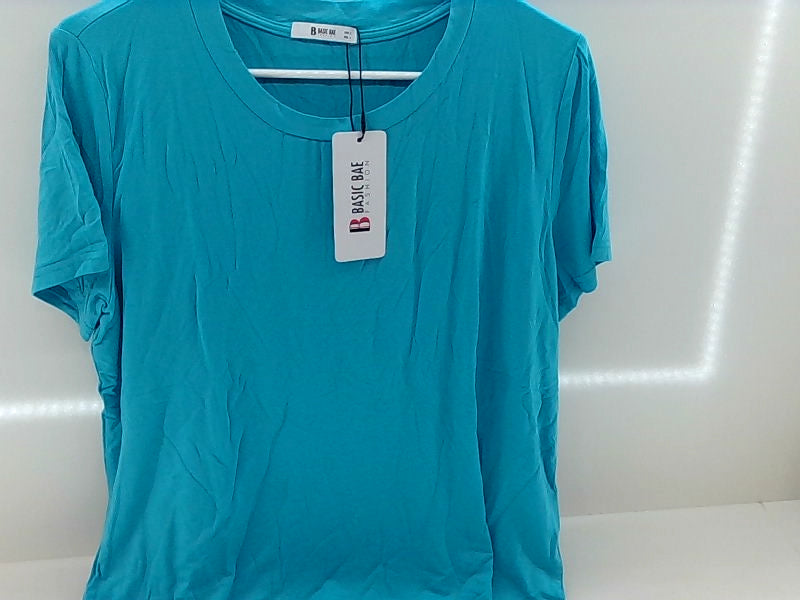 Basic Bae Blue T-Shirt - Large