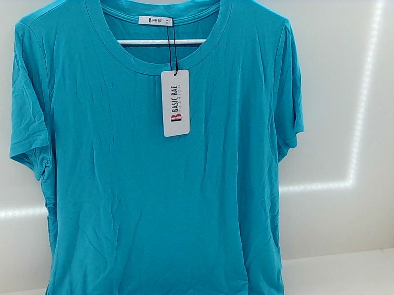 Basic Bae Blue T-Shirt - Large