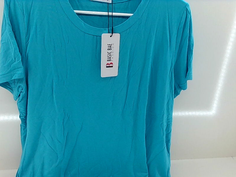 Basic Bae Blue T-Shirt - Large