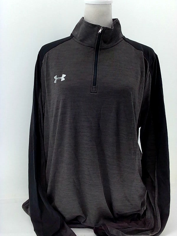 Under Armour Mens Novelty Locker T-shirt Color Grey & Black Size Medium