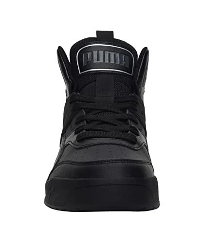 Puma Unisex Hi-Top Basketball Sneakers Black Size 8