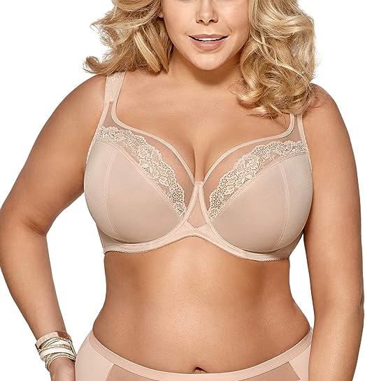 Gorsenia K441 Women's Luisse Skin Non-Padded Underwired Soft Bra Size F80