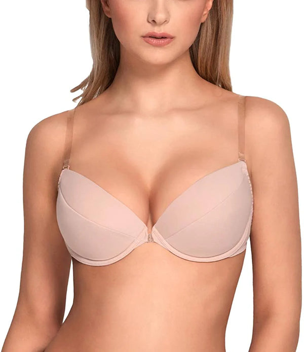Vivisence Eve 1012 Underwired Push-up Bra Removable Silicone Straps Backless