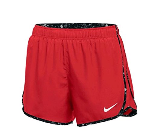 Nike Women's Dry Tempo Running Shorts Red/Black X-Small