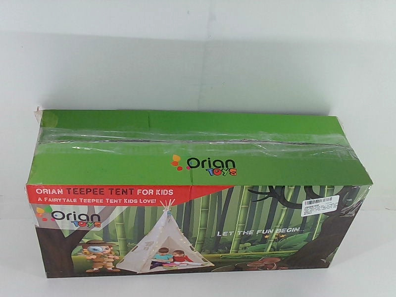 Orian Kids Teepee Tent - Indoor Outdoor Canvas Playhouse