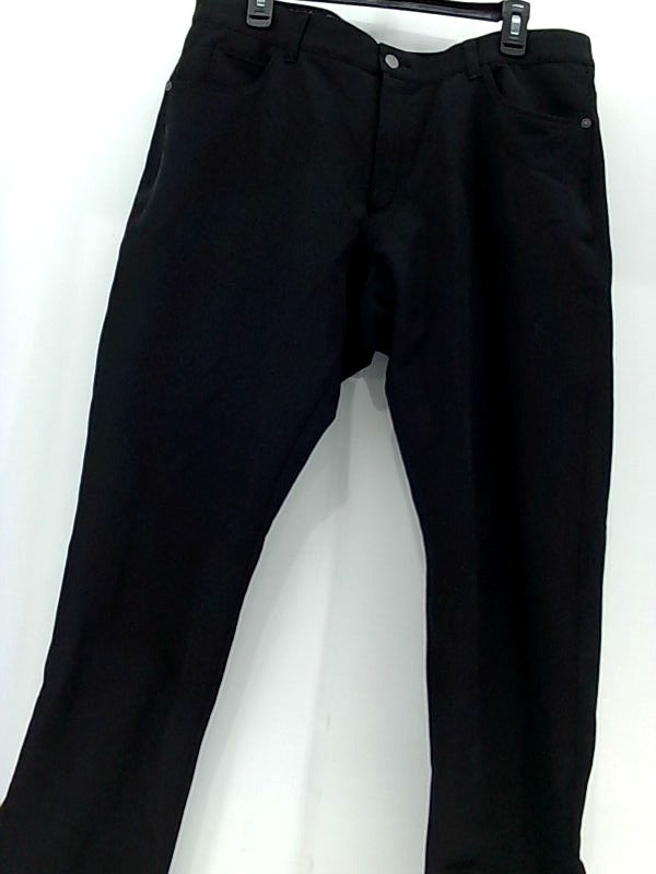 Nike Mens Slim Fit Golf Pants Stretch Strap Casual Pants Color Black Size Large