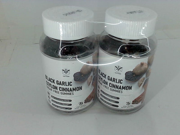 Envycure Black Garlic Ceylon Cinnamon Gummies 2 Pack 120 Gummies