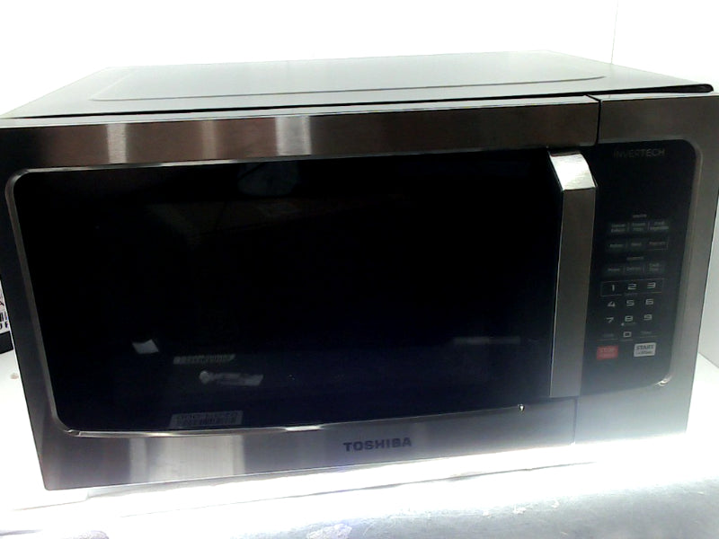 Toshiba Invertech Countertop Microwave Oven Black & Silver