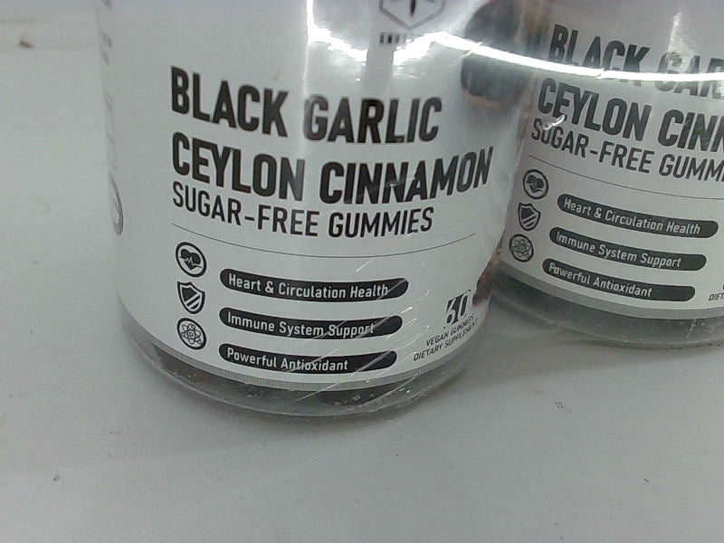 Envycure Black Garlic Ceylon Cinnamon Gummies 2 Pack 120 Gummies