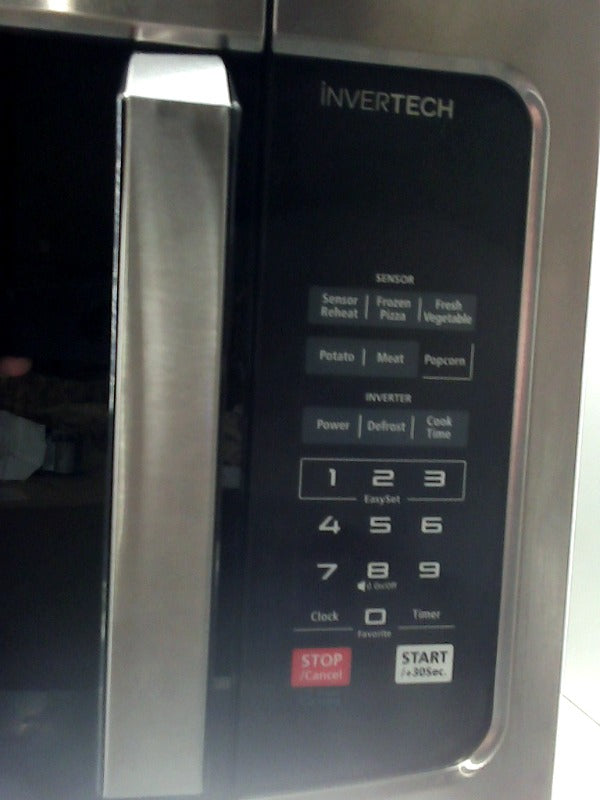 Toshiba Invertech Countertop Microwave Oven Black & Silver