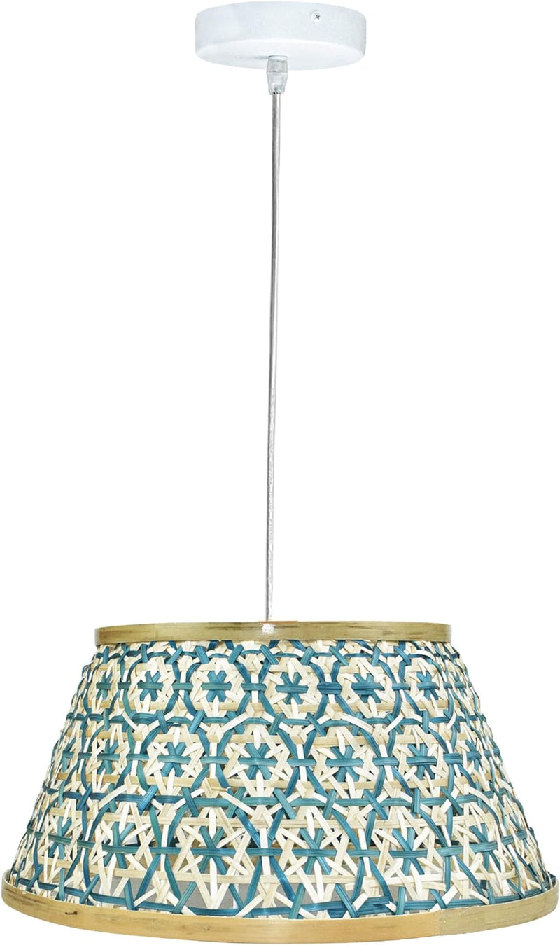 Adorn Decor Bamboo Pendant Light Handmade Woven Basket Ceiling Lamp Shade