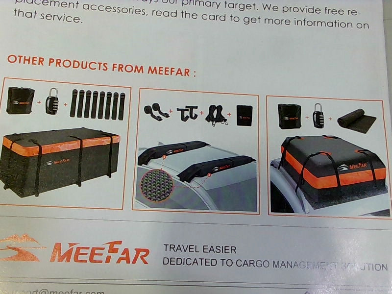 Meefar Heavy-Duty Roof Cargo Bag for Vehicles