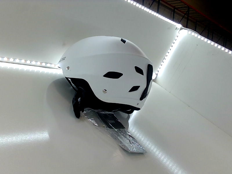 Medium White Outdoor Master Helmet for Sports Safety