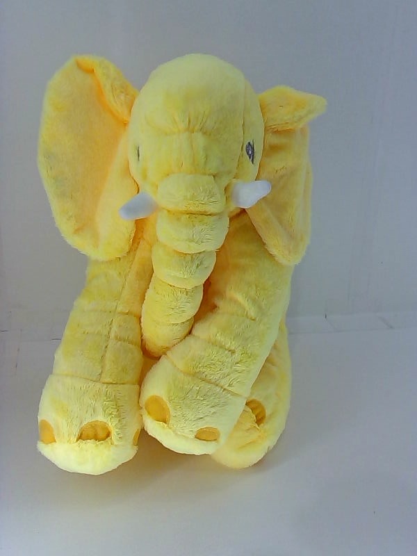 Soft Plush Yellow Elephant Pillow Toy