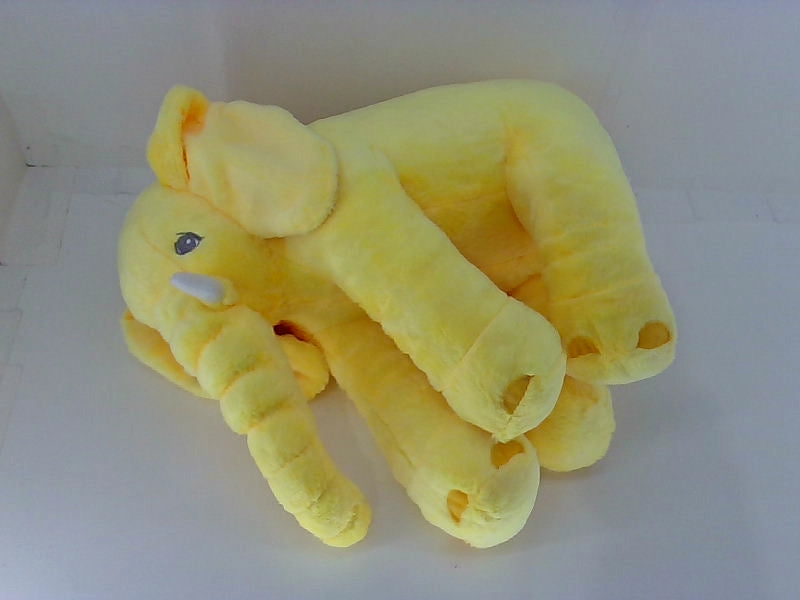 Soft Plush Yellow Elephant Pillow Toy